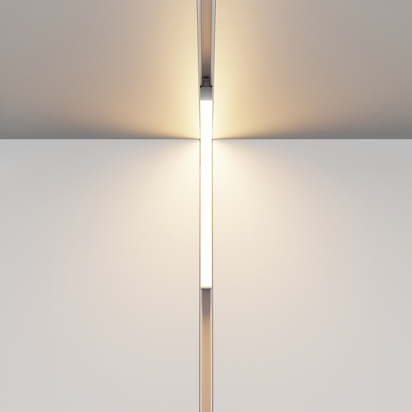 Lampa magnetyczna szynowa narożna Basis TR102-24W3K-W LED 24W 3000K gabinetowa biała