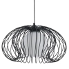 Loftowa wisząca lampa do sypialni MERSEY 5296 druciana czarna