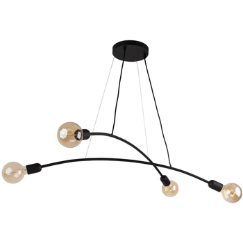 Pokojowa lampa wisząca kule Helix 2724 TK Lighting metalowa czarna