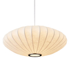Wisząca lampa SILK ST-2328-50 Step Into Design owalna tkanina biała