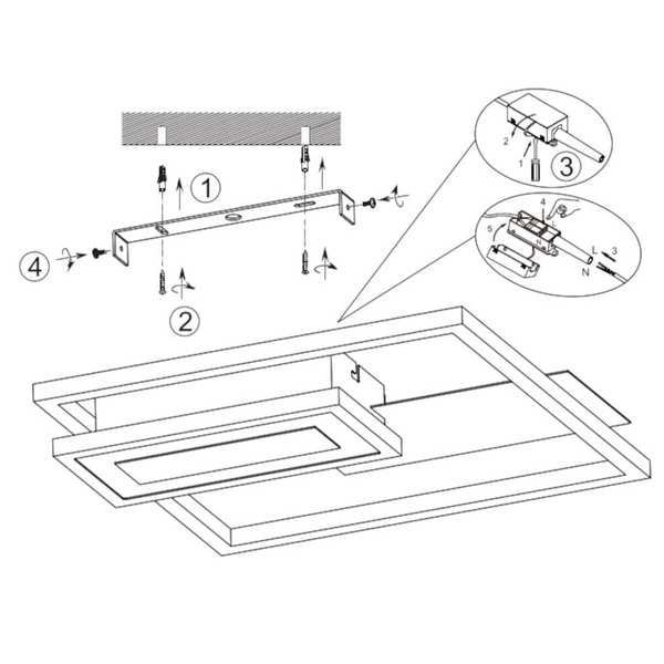 Plafon ze ściemniaczem Spiro R67862976 RL Light LED 32W 2700-6500K szary