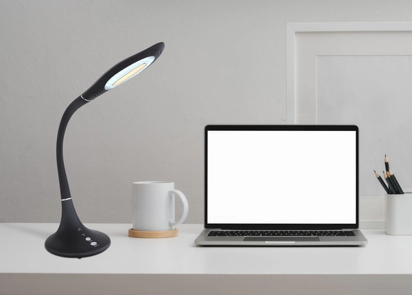 Lampa biurkowa Pattaya 58271B lampka flexo LED 10W CCT czarna