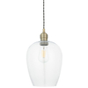 Lampa wisząca L&-1102679 Light& ze szklanym kloszem mosiądz