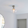 Przysufitowa lampa szklana Camberley 96170 srebrny przezroczysty