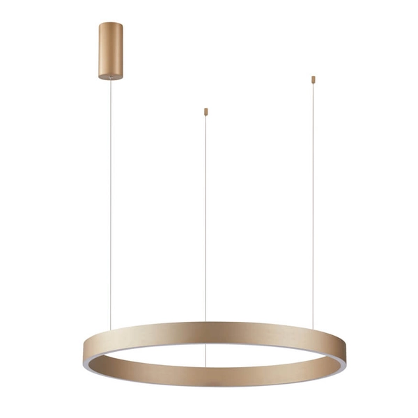 Ledowa lampa wisząca Brasco PND-56215D-100RPP-GD-3KS4K-TRDIMM Italux 100W 3000-4000K złoty