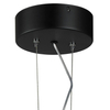 Wisząca lampa koło Acirculo ST-10453P/D600A black Step LED 72W 3000K czarna