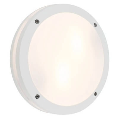 Okrągła lampa przyścienna FANO AZ4373 Azzardo IP54 na zewnątrz biały