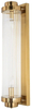 Ścienna lampa Column MSE010100361 szklana glamour złota