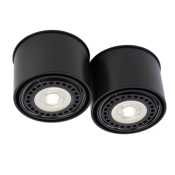 Downlight LAMPA sufitowa MIKI 1118 Shilo natynkowa OPRAWA plafon do łazienki czarny