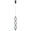 Wisząca lampa nad stół Sevil PND-34403-3V-BK LED 45W 3000K druciana czarny
