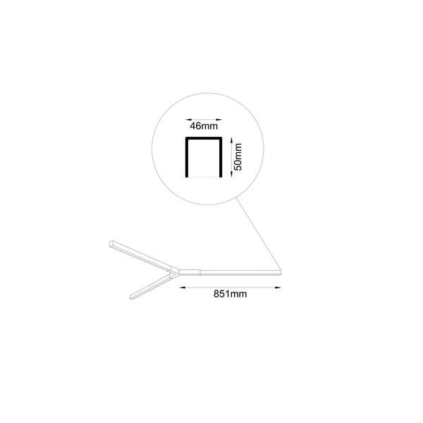 Wisząca lampa do salonu Trikal 5220 LED 30W 3000K patyna