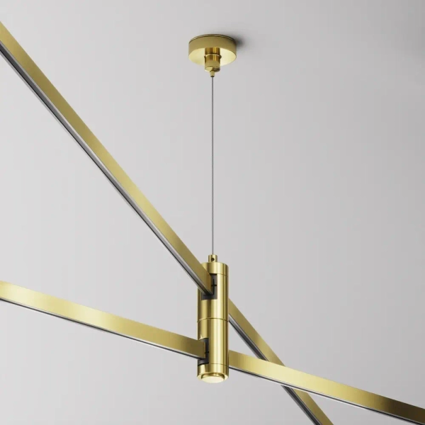 Podwójna lina nośna do systemu szynowego Flarity TRA157SW-D1-BS mosiądz