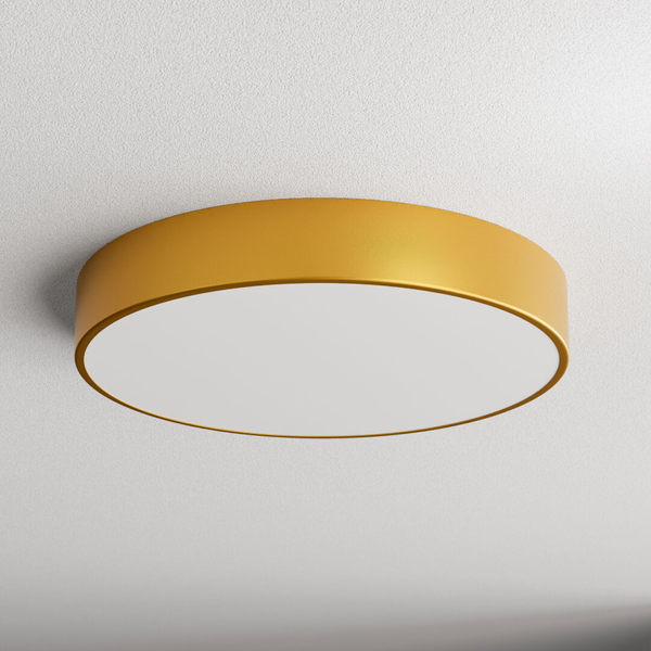 Natynkowa lampa złota 137623691910 metalowy plafon do holu