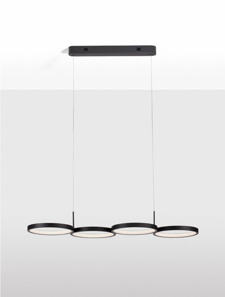 Designerska lampa wisząca GARCIA LE42829 Luces Exclusivas LED 41W 3000K czarna