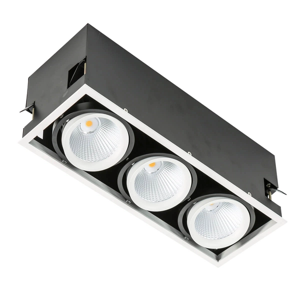 Wpustowa lampa sufitowa Vertico GL7108-3/3X18W 4000K WH+BL LED 54W biała