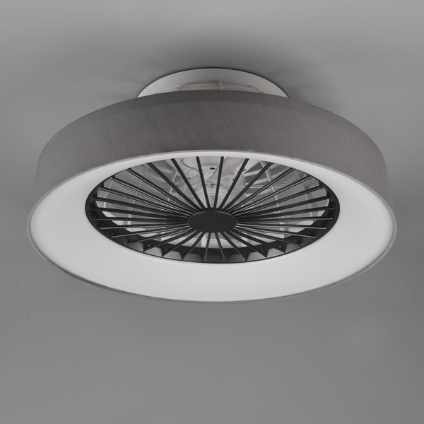 Ledowy plafon z wentylatorem FARSUND R62662111 RL Light 30W 3000-6500K ściemniany szary