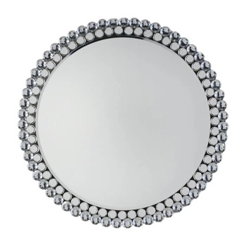 Ścienne lustro okrągłe Fallon 5056315932043 srebrny