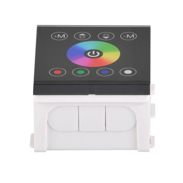 Dotykowy włącznik ze ściemniaczem do taśm LED 318619 RGBW czarny