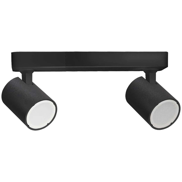 Regulowana LAMPA sufitowa SNOW LP-731/2W BK Light Prestige reflektorowa OPRAWA metalowy plafon tuby natynkowe czarny