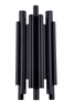 Kinkiet LAMPA ścienna ORGANIC W0286 Maxlight metalowa OPRAWA sople LED 8W 3000K tuby czarne
