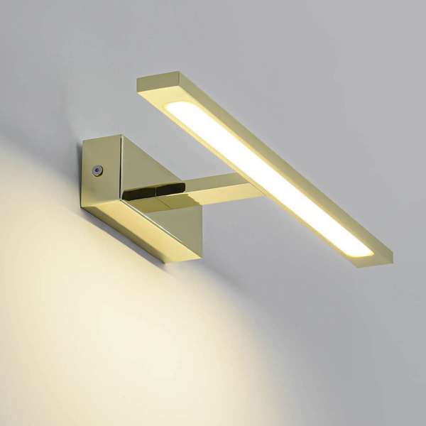 Kinkiet ścienny ISLA GS-LWB-12W GOLD CCT LED 12W 3000-6000K IP44 złota OUTLET