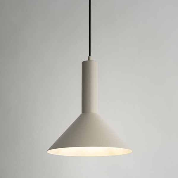 Stożkowa lampa zwisająca Vitrum 40806 Sigma salonowa beżowa