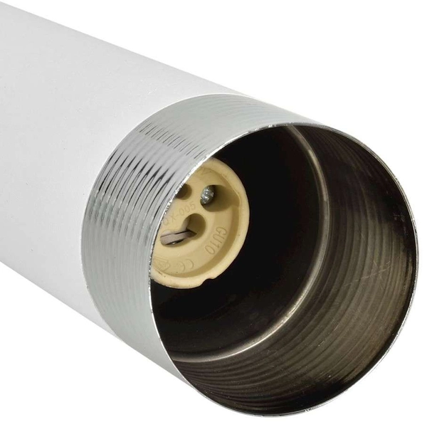 Industrialna LAMPA wisząca DANI MLP6227 Milagro metalowa OPRAWA okrągły ZWIS tuba loftowa biała