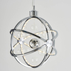 Kulista lampa wisząca Muni MUNI-CH-S LED 6,3W 3000K molekuły chrom