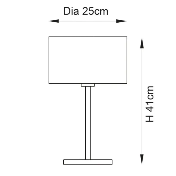 Abażurowa lampa stołowa Longshore 101693 boho beżowa czarny