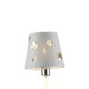 Lampa ścienna BATLEY 50401112 metalowa abażurowy kinkiet biały