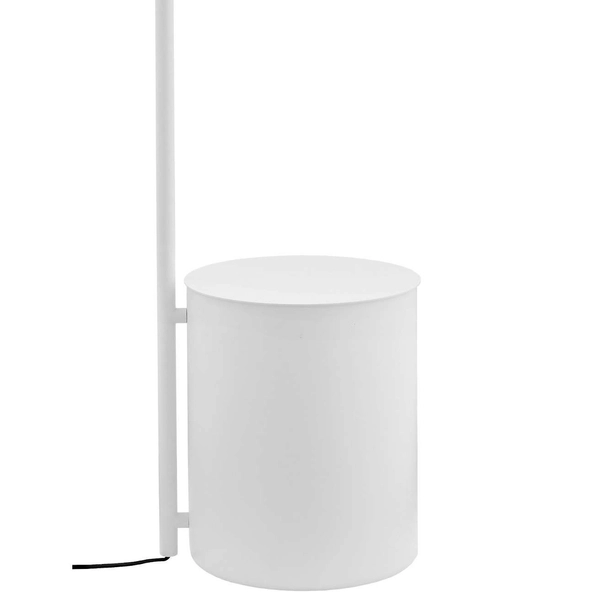 LAMPA podłogowa BOTANICA 40848101 Kaspa dekoracyjna OPRAWA stojąca tuba z doniczką biała