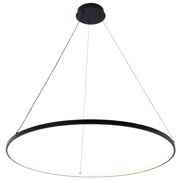 Ledowa Lampa wisząca Breno 2023201-BK80 36W zmienna barwa pierścień czarny