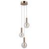 Zwieszana lampa Strela PND-34378-3S-HBR LED 45W 3000K złoty bursztynowy