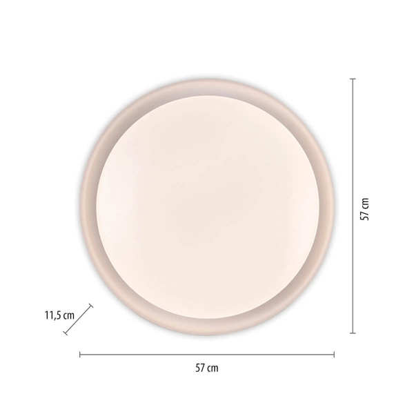 Sufitowa lampa Osko 14216-16 Just Light LED 36,5W 2700-5000K okrąg biała
