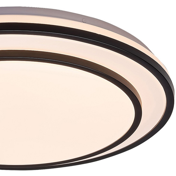 Ledowy plafon nowoczesny Lupita LED 40W 3000-6500K czarny biały