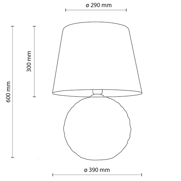 Stołowa lampka z abażurem Santana 5903 do sypialni złota zielona