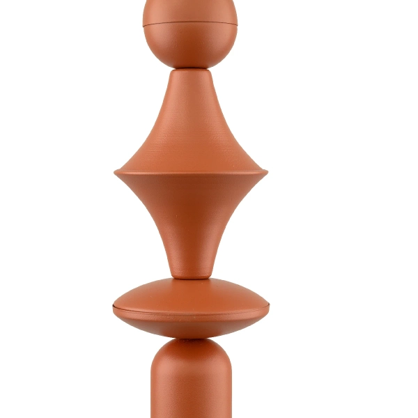 Pionowa zwisająca lampa Tower Brick 10869 żarówka metalowy brązowy