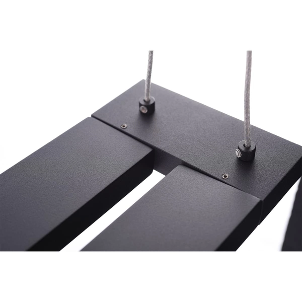 Ledowa lampa wisząca Flash do salonu LED 54W 3000K czarna