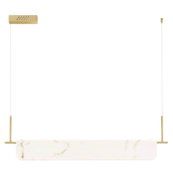 Wisząca lampa nad stół MAIRANA LE44621 LED 35W 3000K belka biała złota