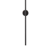 Ledowy kinkiet metalowy Tunja LE42606 czarny 20W 3000K lampa do salonu
