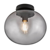 Sufitowa lampa szklana Alton 2010506047 czarny przydymiony
