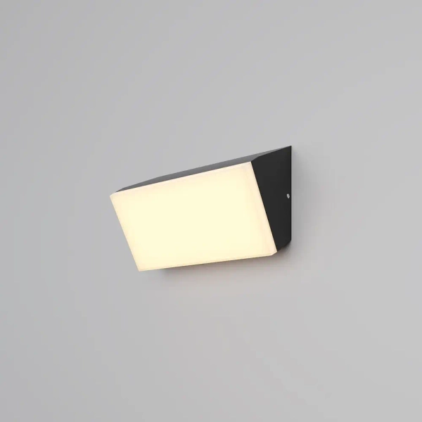 Zewnętrzny kinkiet naścienny Brick O436WL-L10GF3K LED 10W 3000K IP54 grafit