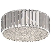 Plafon LAMPA sufitowa PRINCE C0360-05B-F4AC Zumaline okrągła OPRAWA z kryształkami glamour crystal przezroczysta