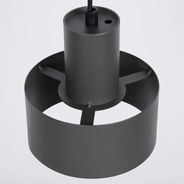 Zwisająca metalowa lampa Rif S 41185 na przedpokój ciemnoszary