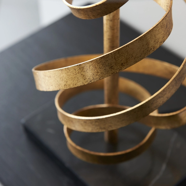 Stołowa lampa abażurowa L&-182071 Light& hampton złota ecru