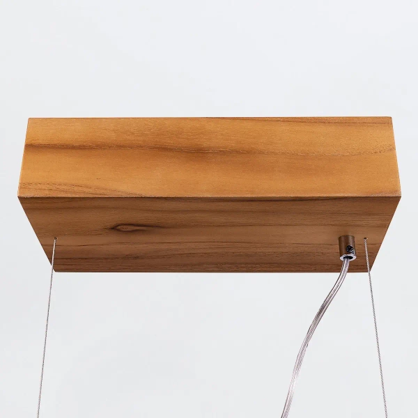 Wisząca belka nad stół Clean QN-CLEAN-LED-LP-127-TEAK LED 29W 3000K brązowy