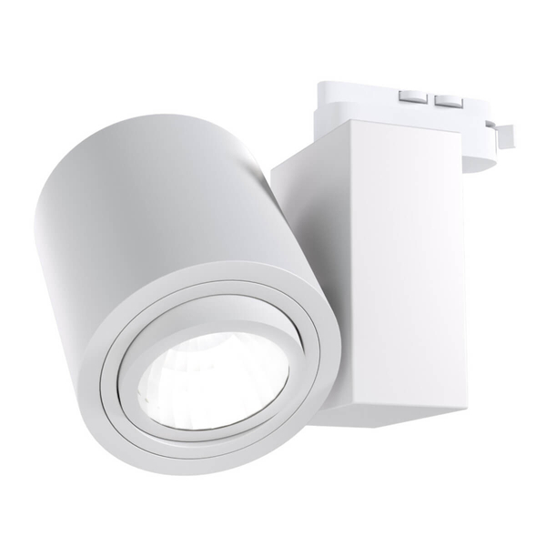 LAMPA sufitowa Rullo Bianco Mobile Track Orlicki Design metalowa OPRAWA do systemu szynowego 1-fazowego biały