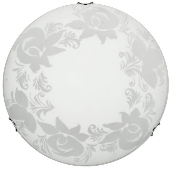 Okrągła lampa sufitowa Beris 13-20799 plafon flowers biały