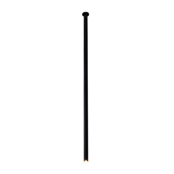 Wpuszczana LAMPA sufitowa ALHA T 9073 Shilo metalowa OPRAWA do zabudowy sopel tuba czarna