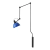 Lampa ścienna regulowana AIDA 1141C3_25 do salonu czarna kobaltowa